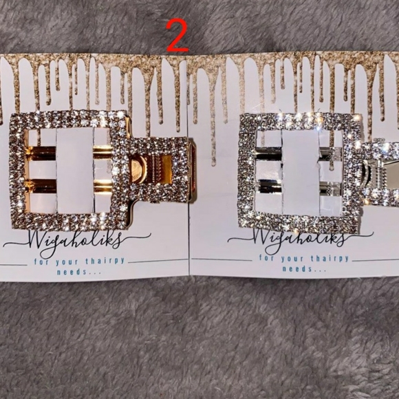 BLING HAIR CLIPS - Picture 2 of 6